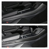 Model 3/Y Center Console Side Panel Caps, Decoration Wrap Cover (2 Pcs) (Carbon Fiber Pattern ABS) (Gen. 2) (2021-2023)